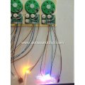 Sound module for greeting cards,vocal module,sound chip with led lights ,voice module,musical module